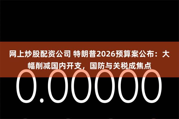 网上炒股配资公司 特朗普2026预算案公布：大幅削减国内开支，国防与关税成焦点